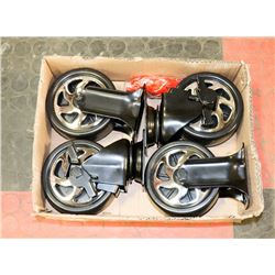 BOX OF 4 NEW CASTOR WHEELS