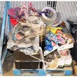 PALLET OF UNCLAIMED MERCHANDISE
