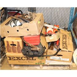 PALLET OF ASSORTED TOOLS