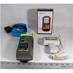 LOT OF ASST INCL WEATHERBAND & CB RADIO, LASER