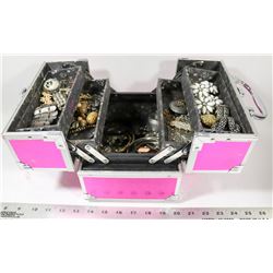 METALIC & CHROME ORGAN STYLE JEWEL BOX WITH