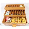 Image 1 : FENWICK FISHING BOX WITH HOOKS, SUPPLIES AND