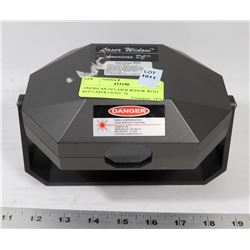 AMERICAN DJ LASER WIDOW WITH RED LASER LIGHT. 16