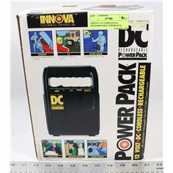INNOVA 12V CORDLESS DC RECHARGEABLE POWERPACK