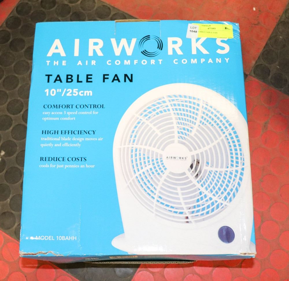AIRWORKS TABLE FAN