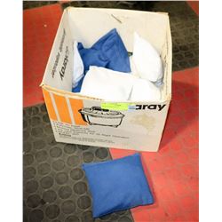 BOX OF RICE BAGS