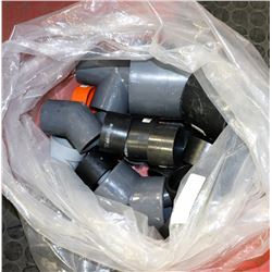 BAG OF ASSORTED PLUMBING FITTINGS