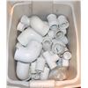 Image 1 : BOX OF ASSORTED PLASTIC PLUMBING FITTINGS