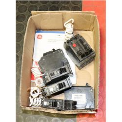 BOX OF 5 NEW ARC FOLD CIRCUIT BREAKERS