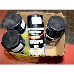 FOUR CAN OF WELDING DEVELOPER