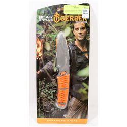 GERBER SURVIVAL PARACORD KNIFE WITH SHEATH NEW
