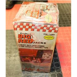 TORIN BIG RED JACKS HEAVY DUTY JACK STANDS