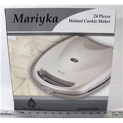 NEW MARIYKA 24 PC WALNUT COOKIE MAKER