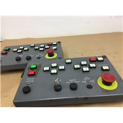 (2) Mazak Control Panel *see pics for part numbers*