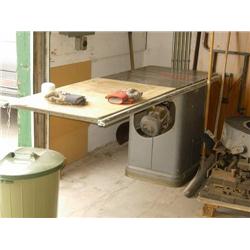 Table saw with extension- 3 phase