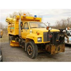 1994 GMC Topkick with underbody and front blade c