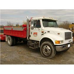 1995 International 4700 single axle dump, VIN#1HT
