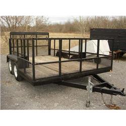 Trailer - Tandem, black NO VIN