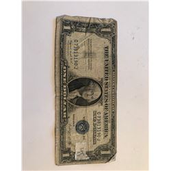 1935 G Series 1 Dollar Silver Certificate Nice Early US Bill