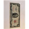 Image 1 : 1953 Series 2 Dollar RED SEAL Note Nice Early US Bill