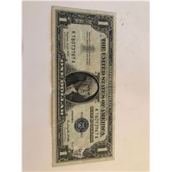 1957 A Series 1 Dollar Silver Certificate Note XF  High Grade