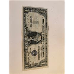 1935 D Series 1 Dollar Silver Certificate Note XF  High Grade