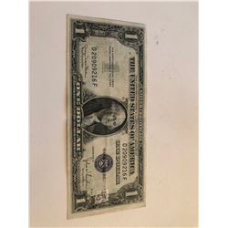 1935 D Series 1 Dollar Silver Certificate Note AU  High Grade