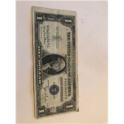 1935 D Series 1 Dollar Silver Certificate Note XF  High Grade
