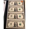 Image 2 : 2009 Uncut Sheet 1 Dollar Bills with Certificate Signed by Treasurer