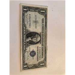 1935 D Series 1 Dollar Silver Certificate Note AU  High Grade