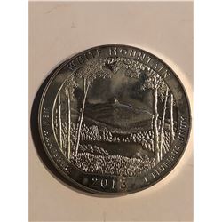 HUGE 2013 5oz Silver National Park WHITE MOUNTAIN Coin Commemorative