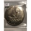 Image 1 : 1969 Somoa Islands 1 Dollar Robert Louis Stevenson Tusitala Coin in MS High Grade