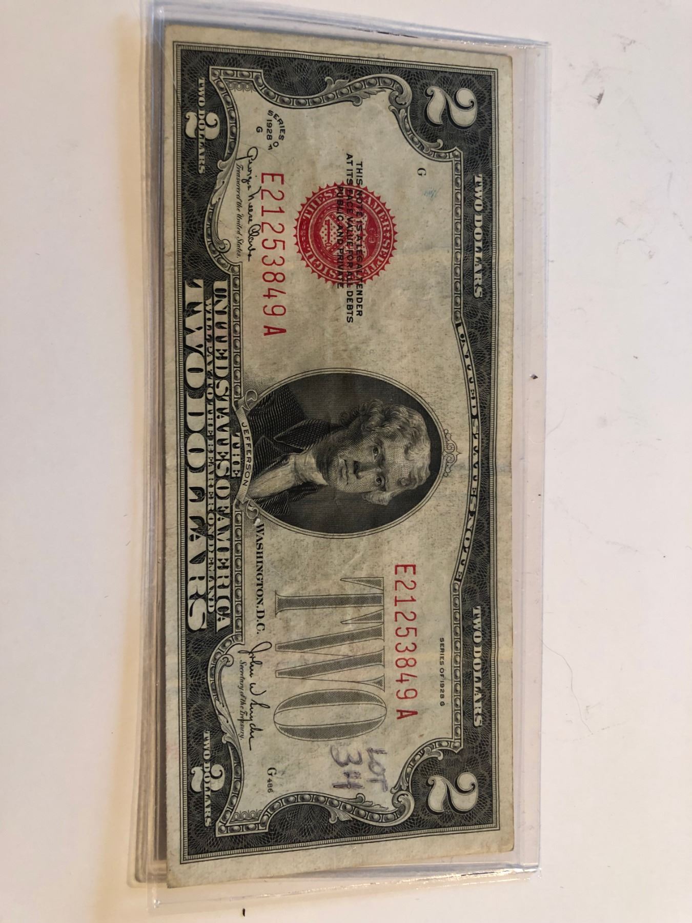 1928 Dollar2 Bill Value