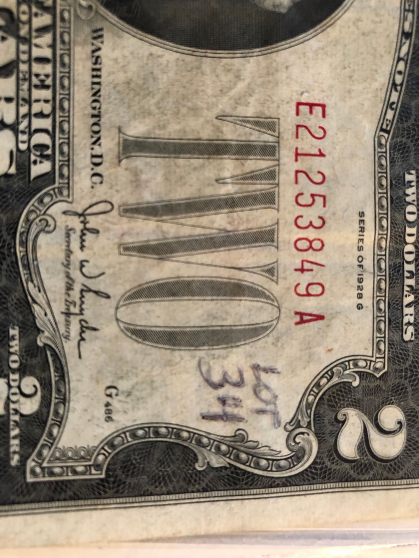 1928 Dollar2 Bill Value