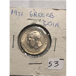 1971 Greece 1 Coin in MS High Grade