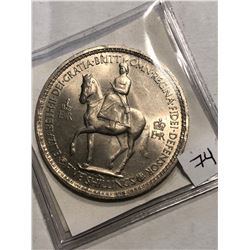 1953 Great Britain 5 Shillings Large Coin in MS High Grade