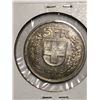 Image 2 : 1954 Swittzerland Silver Large 5 Francs .4027 ASW