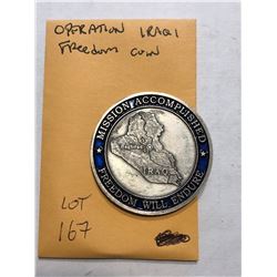 Operation IRAQI Freedom Challenge Coin