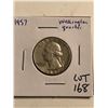 Image 1 : 1957 P Washington Silver Quarter Nice Early US Coin