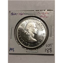 Very Nice 1964 Silver Canadian Dollar BU MS High Grade