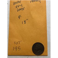1909 Indian Head Penny Fine Grade