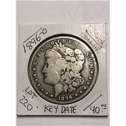 Rare Key Date 1896 O Silver Morgan Dollar Rare Nice Early US Coin