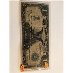 Scarce 1899 US BLACK EAGLE 1 Dollar Silver Certificate VF Grade