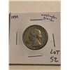 Image 1 : 1954 Washington Silver Quarter Dollar Nice Early US Coin