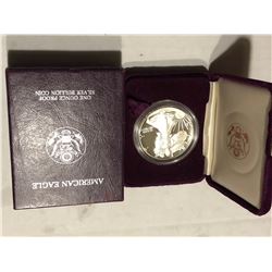 1987 S PROOF Silver Eagle in Original Box