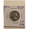 Image 1 : 1957 D Washington Silver Quarter Nice Early US Coin