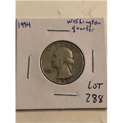 1954 P Washington Silver Quarter Nice Early US Coin