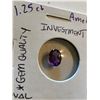 Image 1 : Rare 1.25 Carat Amethyst Investment *GEM QUALITY* Tested Natural Oval Cut