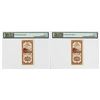 Image 2 : Bank of Taiwan, 1950 Issue High Grade 50 Cents Sequential Banknote Pair.
