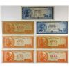 Image 1 : Bank of Greece. 1954-1955. Assortment of Issued Banknotes.